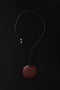 Sophie Buhai - Large Full Moon Pendant in Carnelian