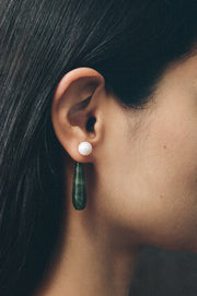 Small Angelyne Earrings in Jade - Sophie Buhai