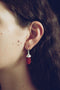 Sophie Buhai - Dripping Stone Earrings in Carnelian