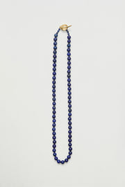 Long Everyday Boule Necklace in Lapis - Sophie Buhai