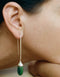 Sophie Buhai - Long Dripping Stone Earrings in Jade