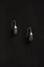 Dripping Stone Earrings in Jade - Sophie Buhai