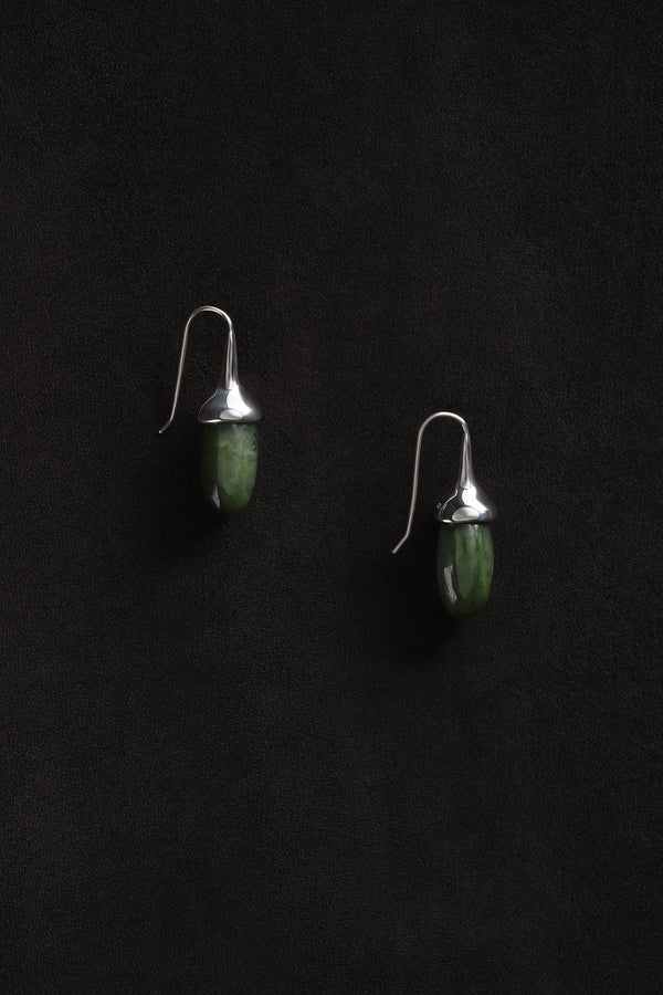 Sophie Buhai - Dripping Stone Earrings in Jade