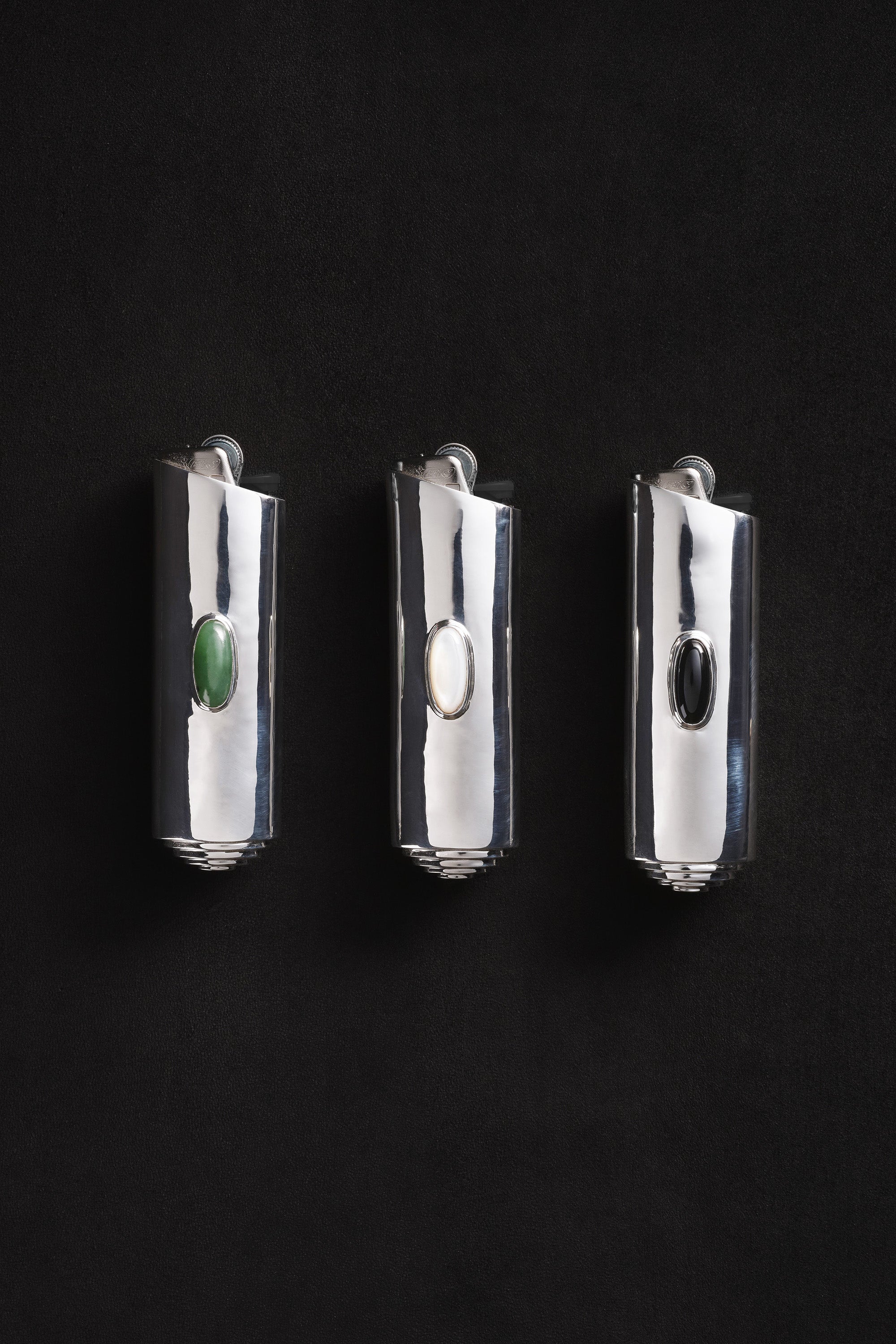 【関税込み】Sophie Buhai シルバー Cyclops ライターケース Cyclops Lighter Case In Onyx | Sophie Buhai
