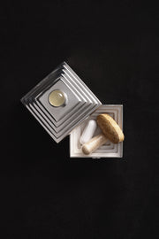 Pyramid Pill Box in Yellow Beryl - Sophie Buhai