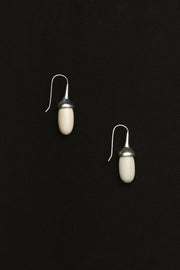 Dripping Stone Earrings in Vegetable Ivory - Sophie Buhai