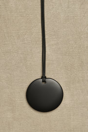 Medium Full Moon Pendant in Onyx - Sophie Buhai