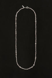 Mermaid Pearl Necklace in Red Silk, 24in - Sophie Buhai