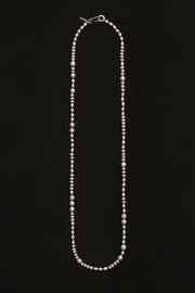Mermaid Pearl Necklace in Red Silk, 30in - Sophie Buhai