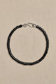 Deco Collar in Barrel-Cut Onyx - Sophie Buhai