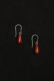Droplet Earrings in Carnelian - Sophie Buhai