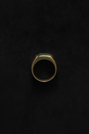18k Gold Godfather Ring in Jade - Sophie Buhai