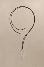 Large Spear Pendant in Quartz - Sophie Buhai