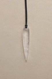 Large Spear Pendant in Quartz - Sophie Buhai