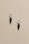 Sophie Buhai - Tiny Spear Hoops in Onyx