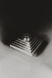 Pyramid Pill Box in Chalcedony - Sophie Buhai