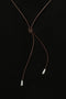 Sophie Buhai - Elegant Shoelace Choker in Vegan Leather