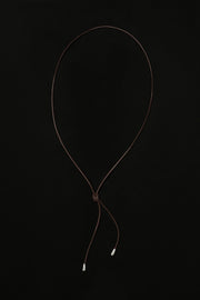 Elegant Shoelace Choker in Vegan Leather - Sophie Buhai