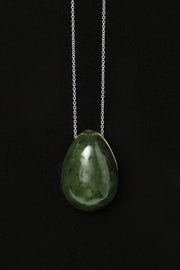 Everyday Egg Pendant in Jade - Sophie Buhai