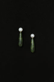 Small Angelyne Earrings in Jade - Sophie Buhai
