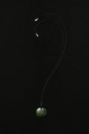 Small Full Moon Pendant in Jade - Sophie Buhai