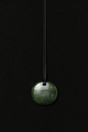 Small Full Moon Pendant in Jade - Sophie Buhai