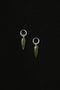 Sophie Buhai - Tiny Spear Hoops in Jade
