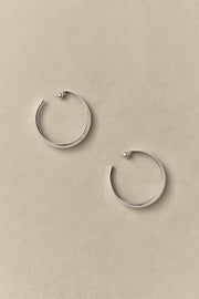 Large Moon Hoops - Sophie Buhai