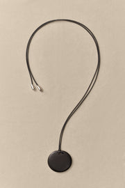 Medium Full Moon Pendant in Onyx - Sophie Buhai