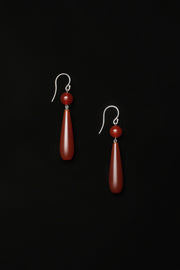 Isadore Earrings in Carnelian - Sophie Buhai