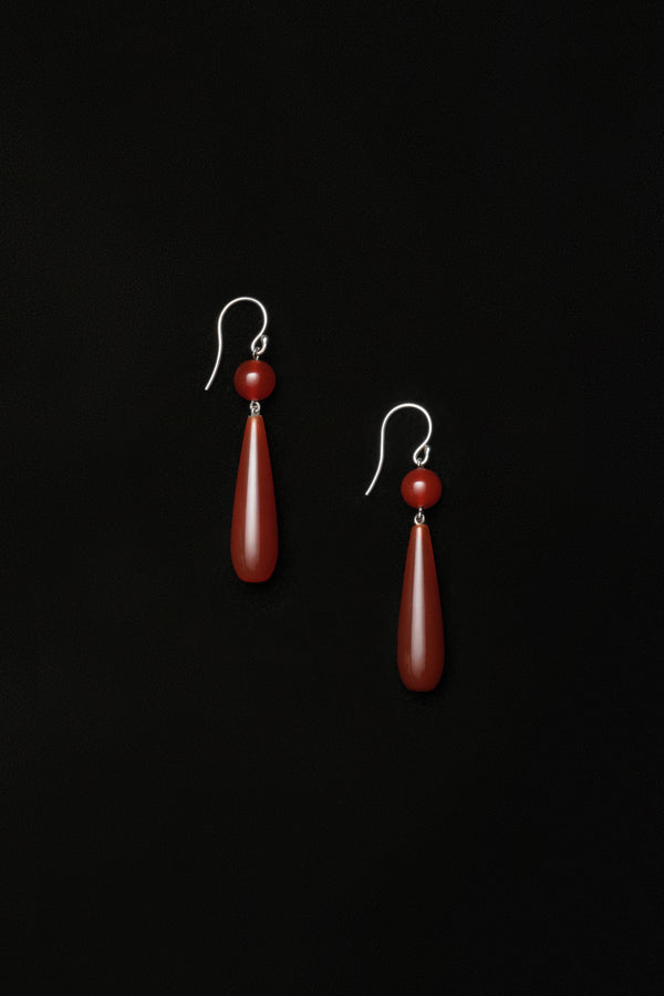 Isadore Carnelian Earrings