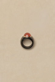 Carnelian Moon Ring - Sophie Buhai