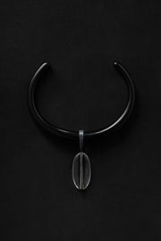 Quartz Amulet Collar with Onyx - Sophie Buhai