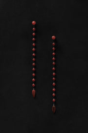 Long Phoenician Earrings, Carnelian - Sophie Buhai