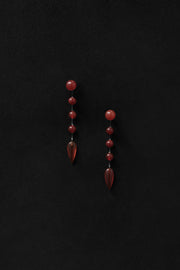 Small Phoenician Earrings, Carnelian - Sophie Buhai