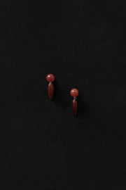 Tiny Phoenician Earrings, Carnelian - Sophie Buhai