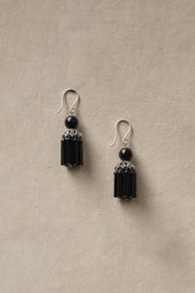 Petite Flamenco Earrings, Onyx - Sophie Buhai