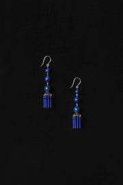 Triplet Flamenco Earrings, Lapis - Sophie Buhai