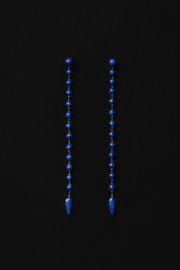 Long Phoenician Earrings, Lapis - Sophie Buhai