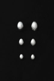 Large Reversible Hammered Hoops - Sophie Buhai
