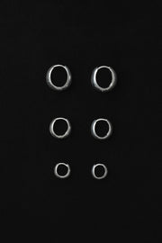 Reversible Hammered Hoops - Sophie Buhai