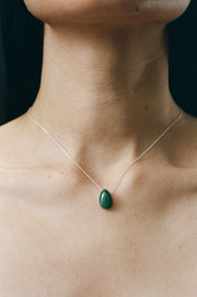 Tiny Egg Pendant in Jade - Sophie Buhai