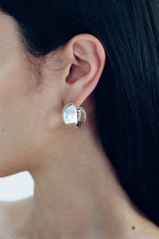 XL Reversible Hammered Hoops - Sophie Buhai