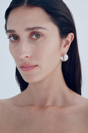Large Reversible Hammered Hoops - Sophie Buhai