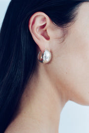 XL Reversible Hammered Hoops - Sophie Buhai