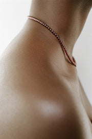 Petite Boule Collar in Garnet - Sophie Buhai