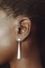 Secession Earrings in Onyx - Sophie Buhai