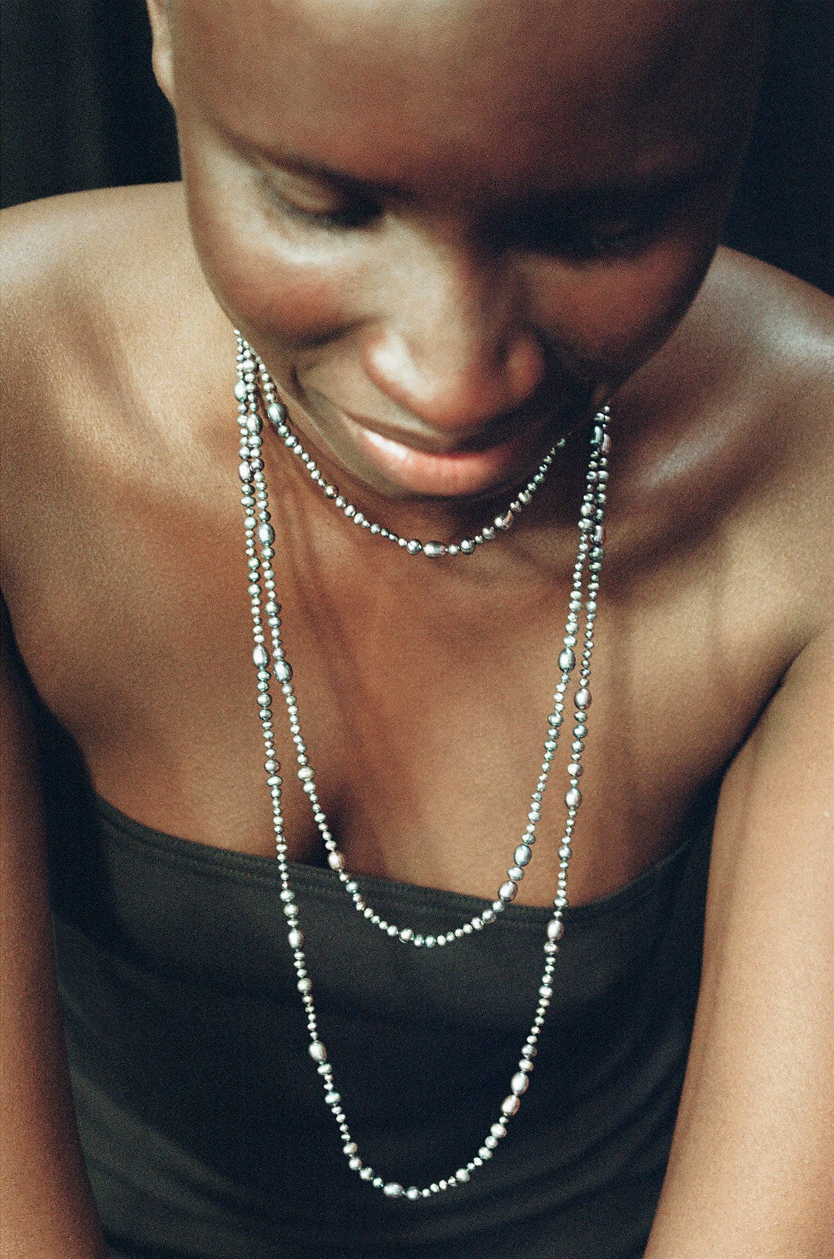 Mermaid pearl necklace sales