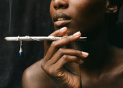 Climbing Thorn Cigarette Holder, Lapis - Sophie Buhai