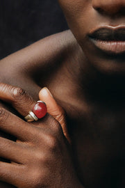 Demain Ring in Carnelian - Sophie Buhai